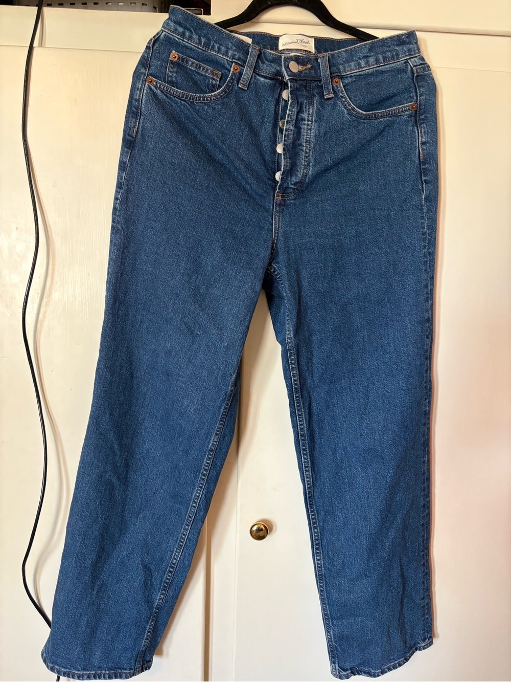 Universal Thread High-Rise Straight Leg Jeans - Classic Blue